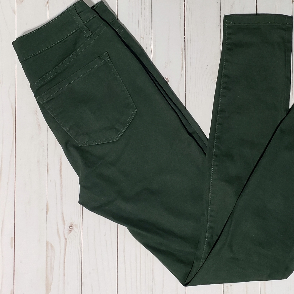 REFUGE Green Skinny Jeans